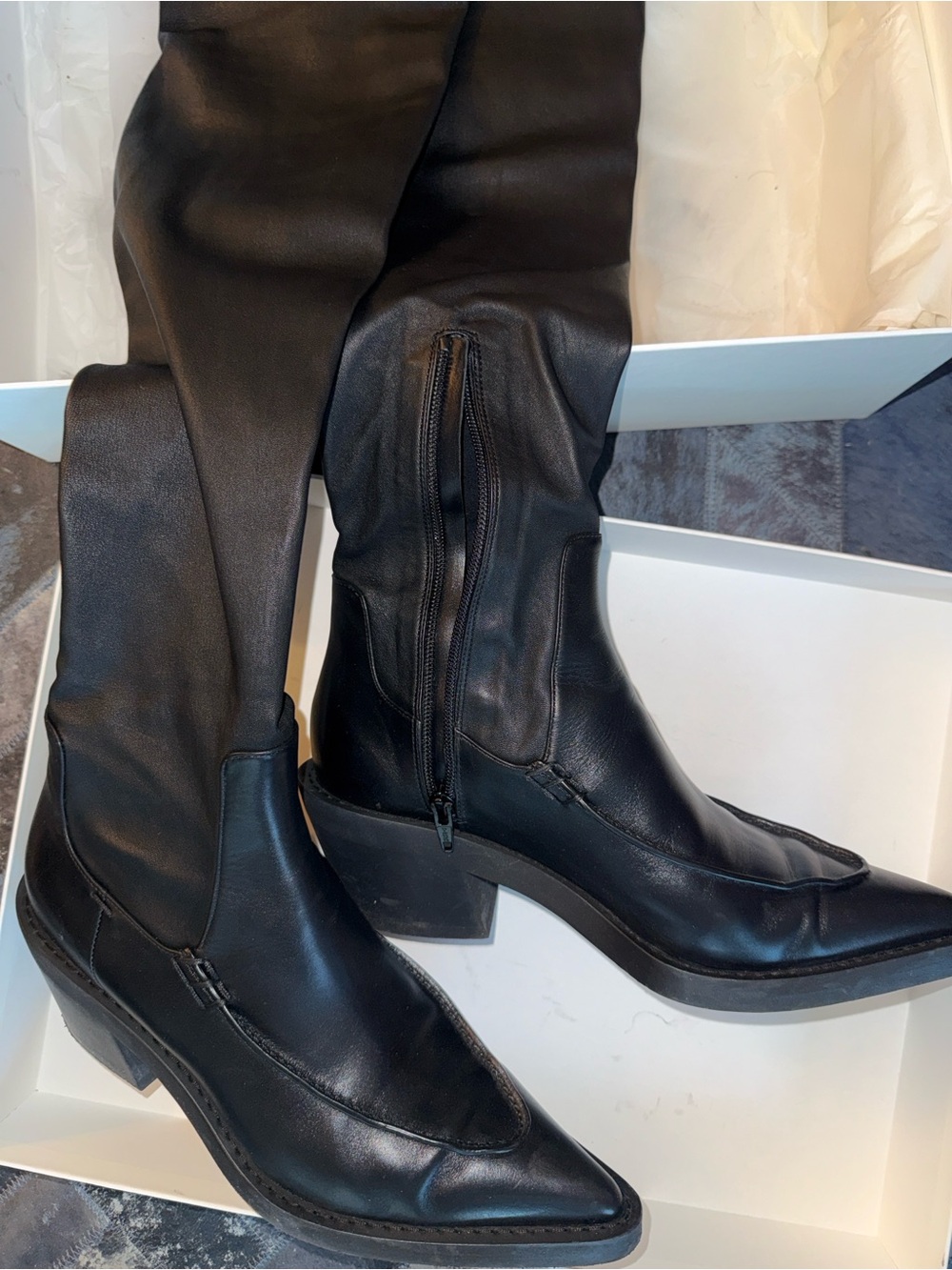Khaite Charleston OTK Boots - Picture 10 of 16